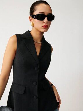 Reformation Billie Blazer Vest